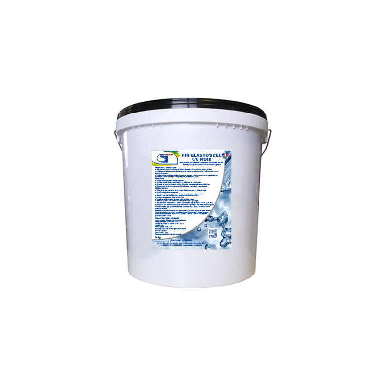 FIR ELASTO SCEL 0/6 NOIR